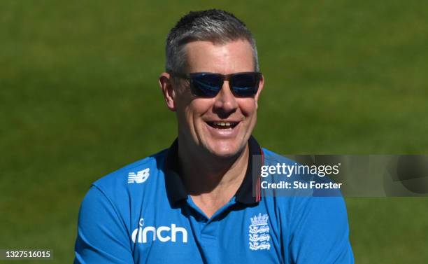 England managing director of England men's cricket Ashley Giles pictured during nets ahead of the 1st ODI between England and Pakistan at Sophia...