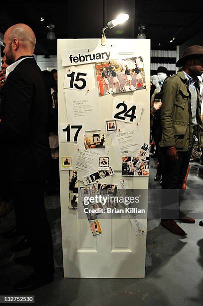 General view of the Macys bar III Brand and Pop Up store launch at Private Location on February 9, 2011 in New York City.