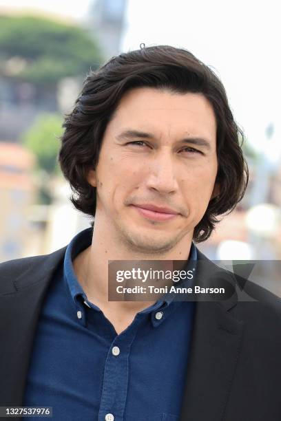 Adam Driver attends the "Annette" photocall during the 74th annual Cannes Film Festival on July 06, 2021 in Cannes, France.