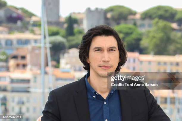 Adam Driver attends the "Annette" photocall during the 74th annual Cannes Film Festival on July 06, 2021 in Cannes, France.