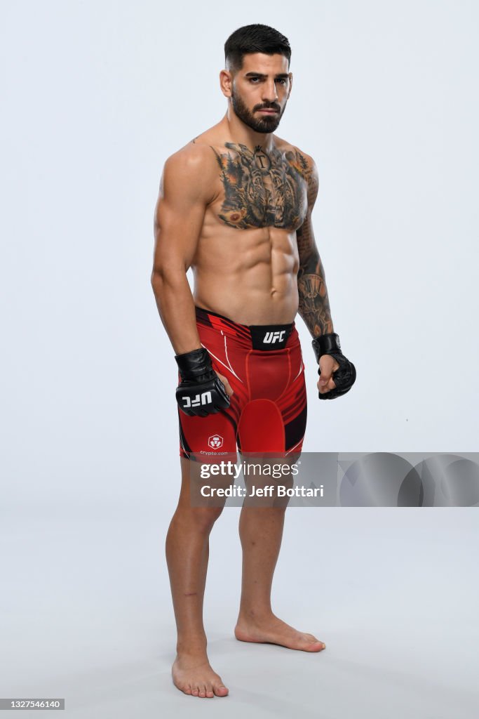 Ilia Topuria Poses For A Portrait During A UFC Photo Session On July ilia-topuria-poses-for-a-portrait-during-a-ufc-photo-session-on-july