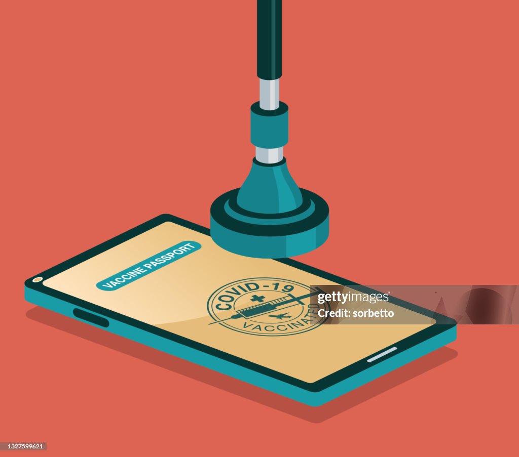 Vaccine Passport Passport Stamp Smartphone High Res Vector Graphic vaccine-passport-passport-stamp-smartphone-high-res-vector-graphic