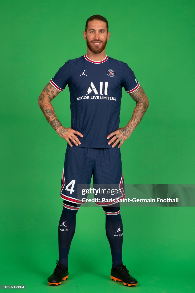 Paris Saint-Germain Unveil New Signing Sergio Ramos