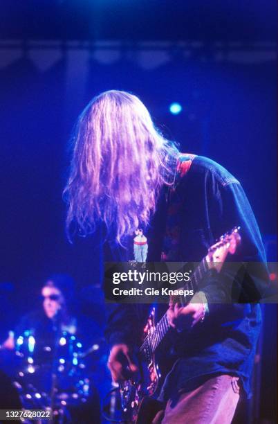 Tribute to the Stooges, Jay Mascis of Dinosaur Jr, Scott Asheton, Pukkelpop Festival, Hasselt, Belgium, 24 August 2002.