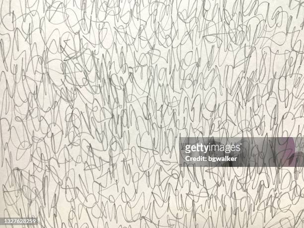 pencil drawing doodle abstract - scribble stock pictures, royalty-free photos & images