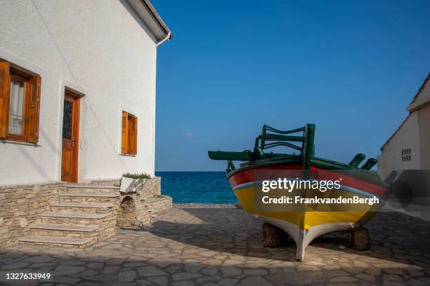 kokkari - north aegean greece stock pictures, royalty-free photos & images