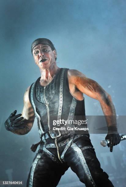 Rammstein, Till Lindemann, Rock Werchter Festival, Werchter, Belgium, 3 July 2010.