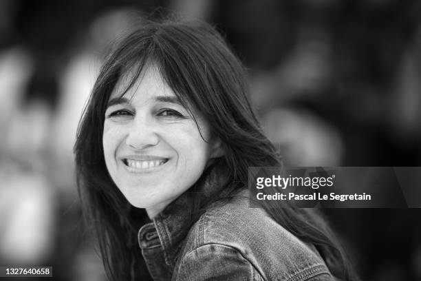 Director Charlotte Gainsbourg attends the "Jane Par Charlotte " photocall during the 74th annual Cannes Film Festival on July 08, 2021 in Cannes,...