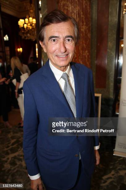 Philippe Douste-Blazy attends the Lunch in Honor of Professor Didier Raoult at Chinese Business Club of InterContinental Opera on July 08, 2021 in...