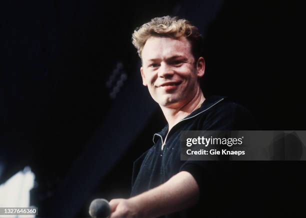 Ali Campbell, Torhout/Werchter Festival, Torhout, Belgium, 5 July 1986.