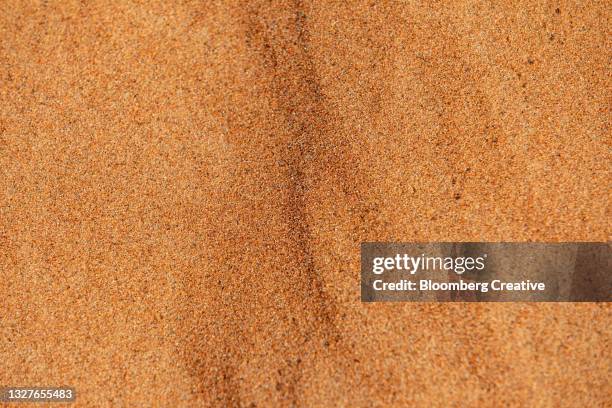 desert sand dunes - golden sand stock-fotos und bilder