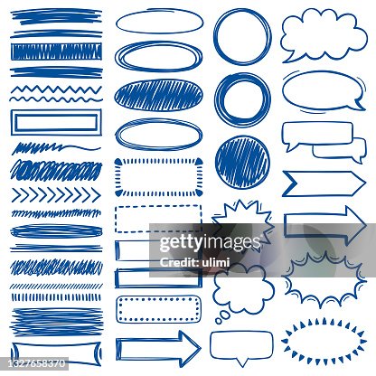 Hand drawn design elements Hand drawn design elements