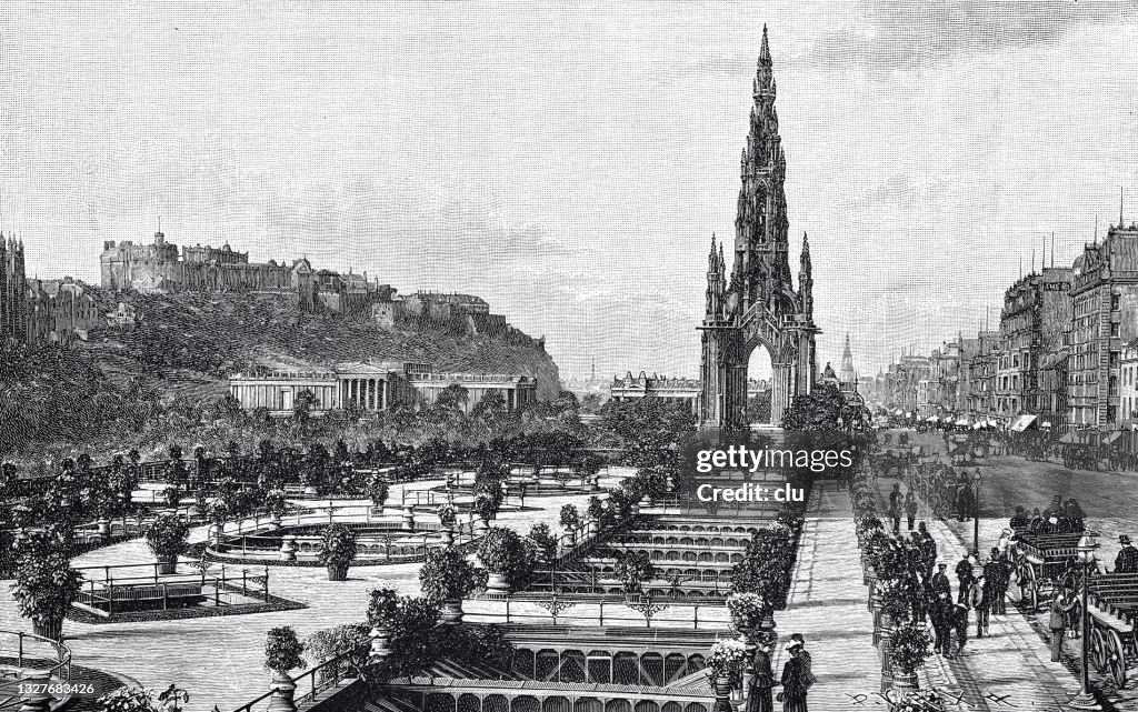 Edinburgh, Scotland, Walter Scott monument