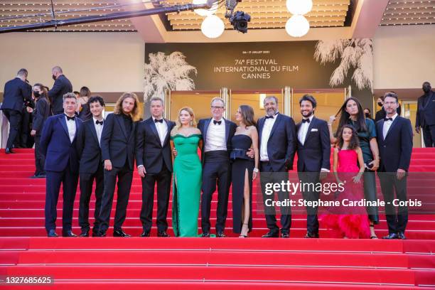 Writer Noé Debré, Idir Azougli, Matt Damon, Abigail Breslin, director Tom McCarthy, Camille Cottin, Moussa Maaskri, Gregory Di Meglio, Lilou...