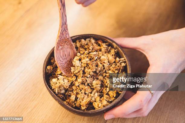 granola - granola stockfoto's en -beelden