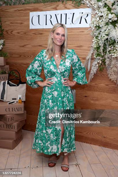 Molly Sims attends as Rachel Zoe celebrates the launch of women's lifestyle membership Curateur at Moby's East Hampton on July 08, 2021 in East...
