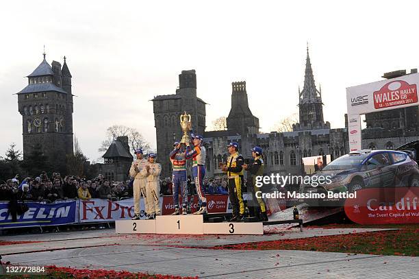 Jonas Andersson of Sweden and Mads Ostberg of Norway ; Mikka Anntila of Finland and Jari Matti Latvala of Finland ; Henning Solberg of Norway and...