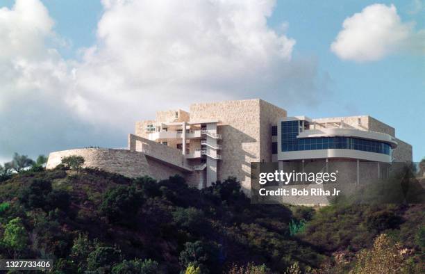 Exterior view of the Getty Center, November 14, 1997 in Los Angeles, California.