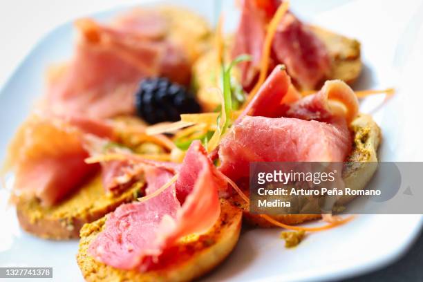 tapas, appetizer - rosa pálido stock pictures, royalty-free photos & images