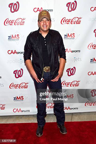 Country music artist Rodney Atkins attends Ryan Zimmerman's 2nd Annual "A Night At The Park" at Nationals Park on June 30, 2011 in Washington, DC.