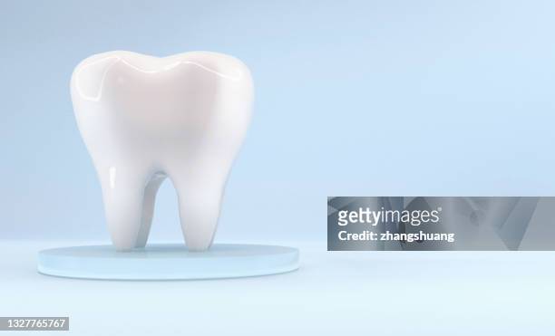tooth, illustration - zahn stock-fotos und bilder