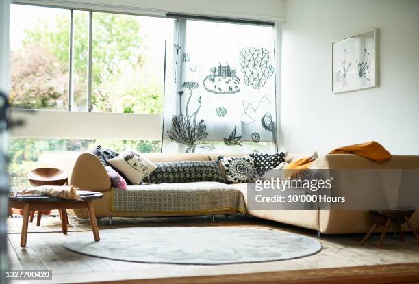 sitting room home interior - lounge stock pictures, royalty-free photos & images