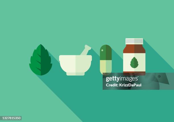 herbal medicine - herbal medicine stock illustrations