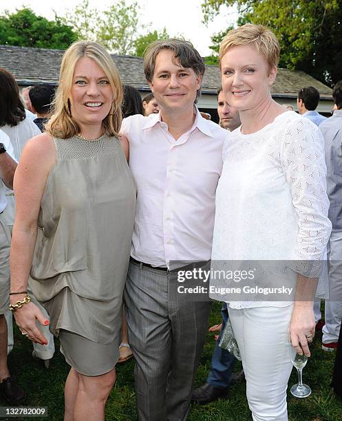 Katherine Nicholls, Niche Media CEO Jason Binn, Mandi Norwood attend Chelsea Handler hosts Hamptons Magazine Annual Memorial Day Celebration...