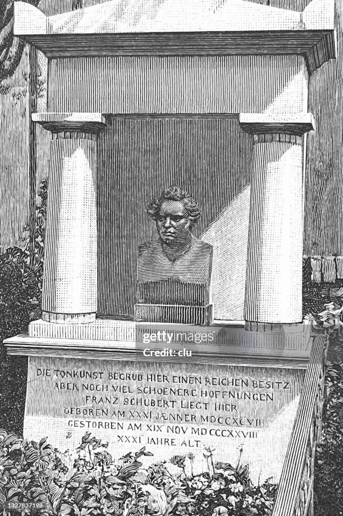 Franz Schubert, grave, Vienna