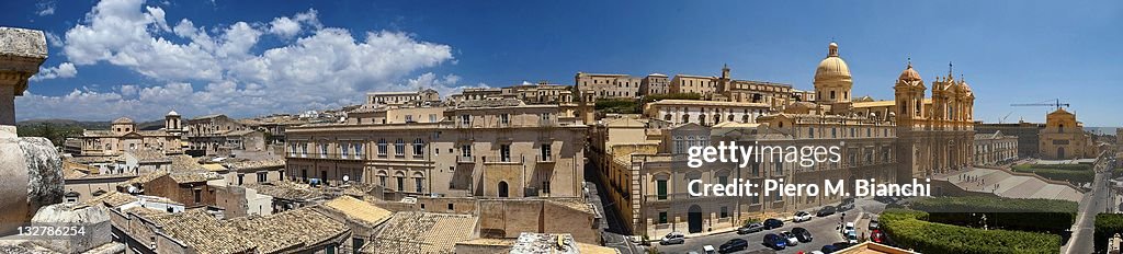 View of Noto, Sicily, Italy