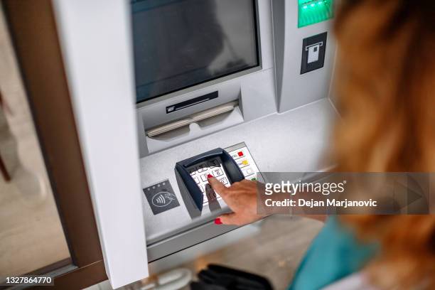 atm - purse contents stock pictures, royalty-free photos & images