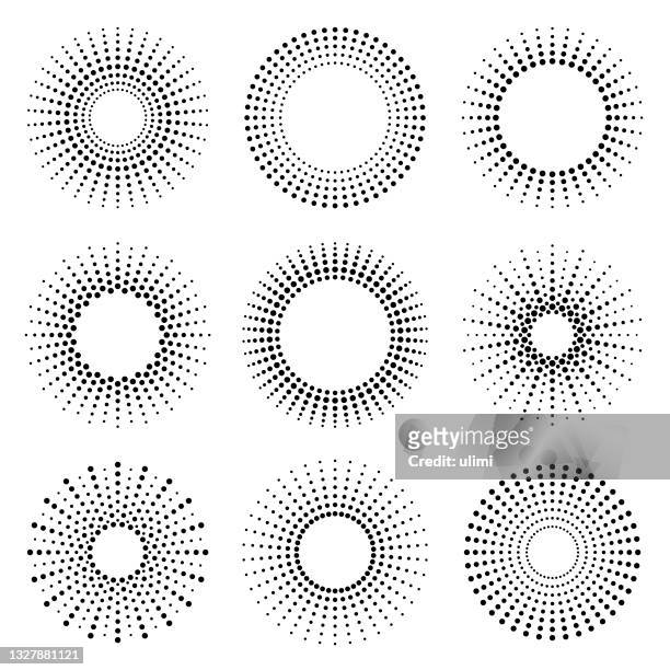 ハーフトーン円 - circle vector点のイラスト素材／クリップアート素材／マンガ素材／アイコン素材