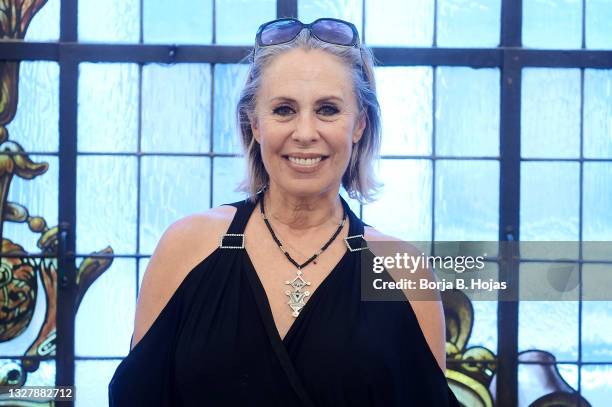 Miriam Díaz-Aroca attends to premiere of 'Tarantula' at Reina Victoria Threate on July 09, 2021 in Madrid, Spain.