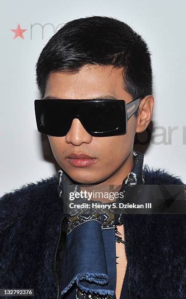 Bryan Grey-Yambao A.K.A. Bryanboy attends the Macys bar III Brand and Pop Up store launch at Private Location on February 9, 2011 in New York City.