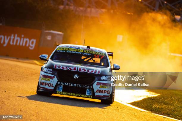 Shane van Gisbergen drives the Red Bull Ampol Holden Commodore ZB during race 1 of the Townsville 500 which is part of the 2021 Supercars...
