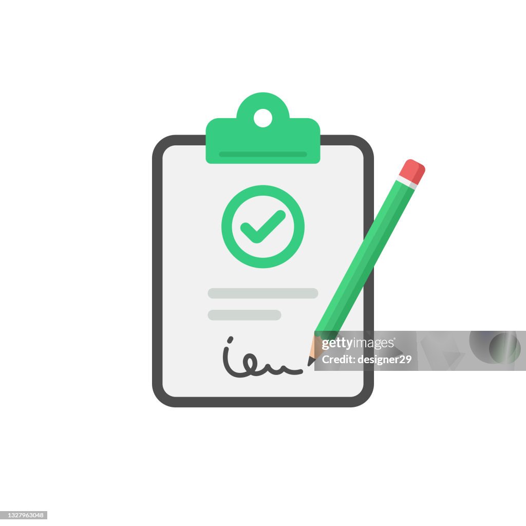 Checklist Icon Vector Design.