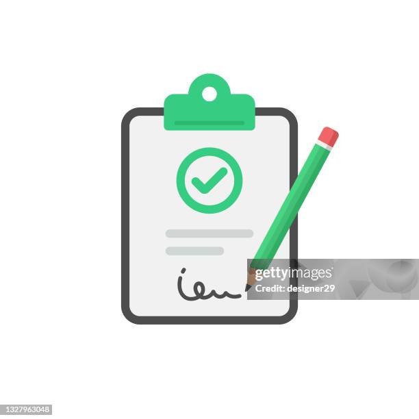 checklist icon vector design. - application form stock illustrations