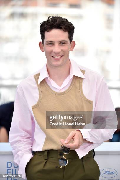 Josh O’Connor attends the "Mothering Sunday" photocall during the 74th annual Cannes Film Festival on July 10, 2021 in Cannes, France.