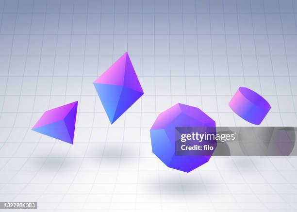 geometrische edelsteinformen hintergrund - smaragd stock-grafiken, -clipart, -cartoons und -symbole