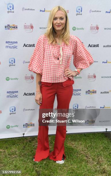 Fearne Cotton arrives at The British Podcast Awards 2021 at Brockwell Park on July 10, 2021 in London, England.