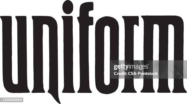 Uniform Lettering 161 Uniform Font Stock Photos, High-Res Pictures, and Images - Getty Images