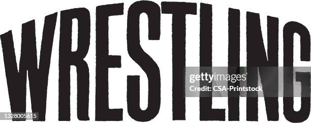 wrestling - wrestler stock illustrations