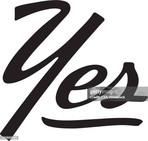 Yes Picture Yes Typo Photos and Premium High Res Pictures - Getty Images