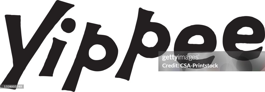 Yippe Label Yippee High-Res Vector Graphic - Getty Images