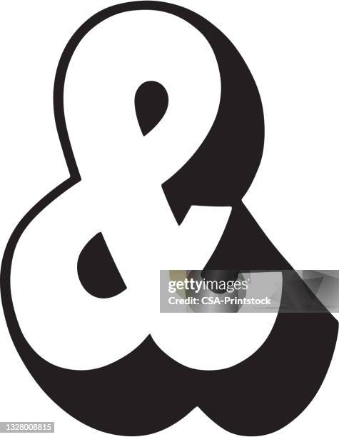 ampersand - ampersand stock illustrations