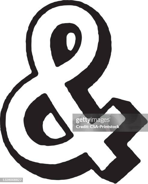 ampersand - ampersand stock illustrations