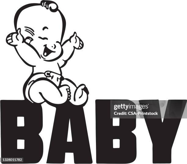 baby - cute baby stock illustrations