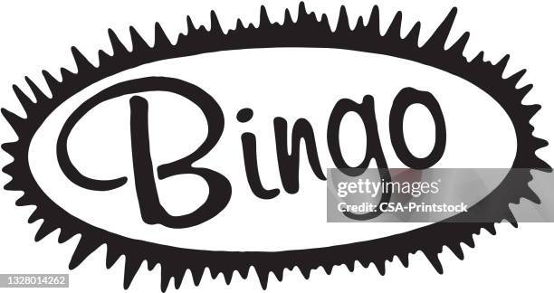 bingo - bingo stock illustrations