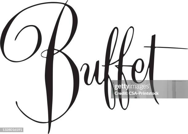 buffet - buffet stock illustrations