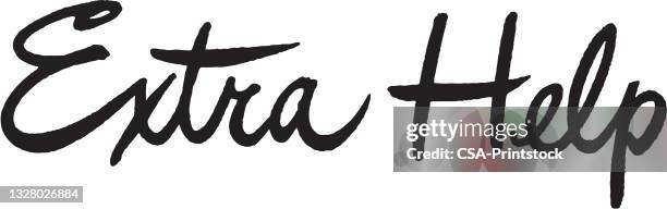 Work Extra Help Extra Help High-Res Vector Graphic - Getty Images